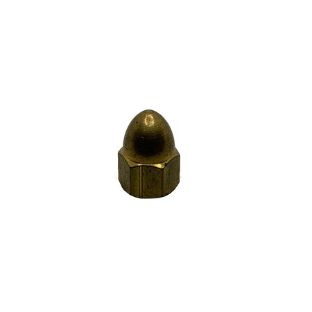 SUBURBAN BOLT AND SUPPLY Acorn Nut, 5/16"-18, Brass, Plain A342020000C